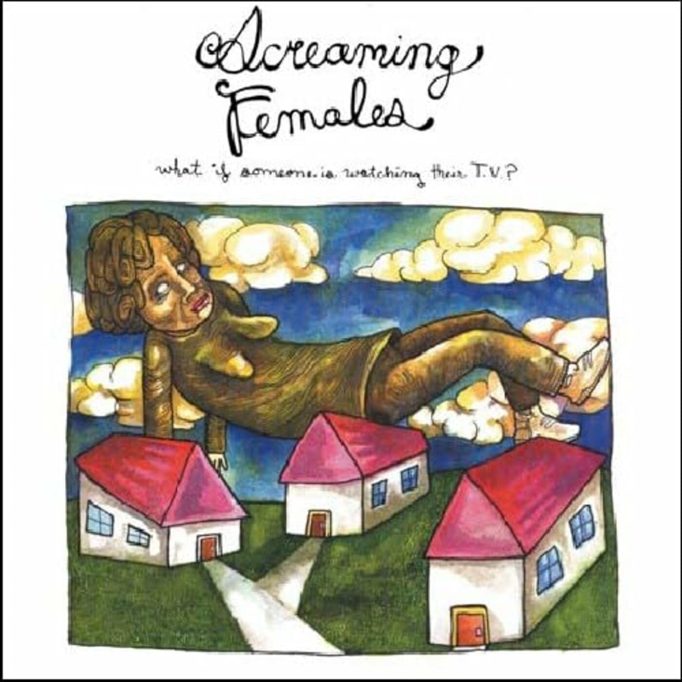 WHAT IF SOMEONE IS WATCHING THEIR TV. (MAROON VINYL) por Screaming Females — capa do álbum