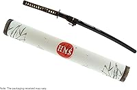 Vista 5 de HMS Samurai Katana Sword, Practical, Hand Forged, 1045 Carbon Steel, Heat Tempered/Clay Tempered, Full Tang, Sharp, Scabbard