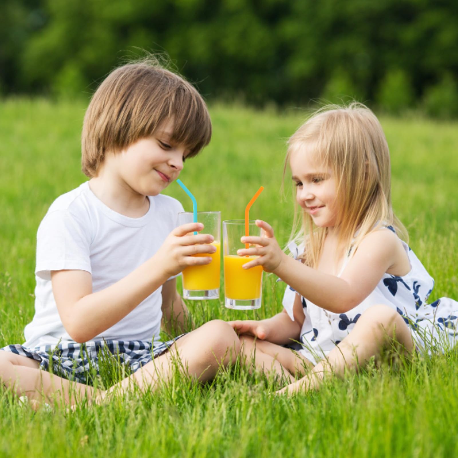 18 Pezzi Silicone Cannucce Riutilizzabile, 2 Spazzole, Cannucce in Silicone, Colorato Ecologico Cannuccia per Adulto Bambini, Cannucce Lunghe Utilizzabili per Caffè, Bevande, Cocktail