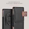 moex Plug Case for Nokia G11/G21 Case with Belt Clip Mobile Phone Belt Bag PU Leather Mobile Phone Case for Inserting Leather Case Belt Protective Cover Slip Case Black