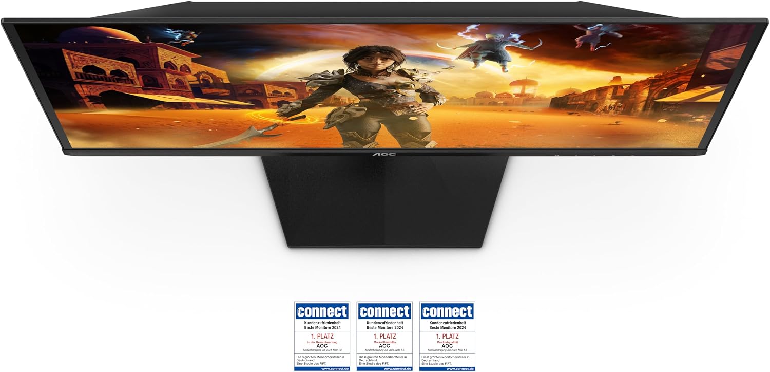 AOC Q27G41ZDF Gaming Monitor 27 Pulgadas 240Hz Panel QD-OLED, 0.03ms GtG, HDR10, G-Sync Compatible, (2560×1440 HDMI 1x 2.0 DP 1x 1.4) Negro 8