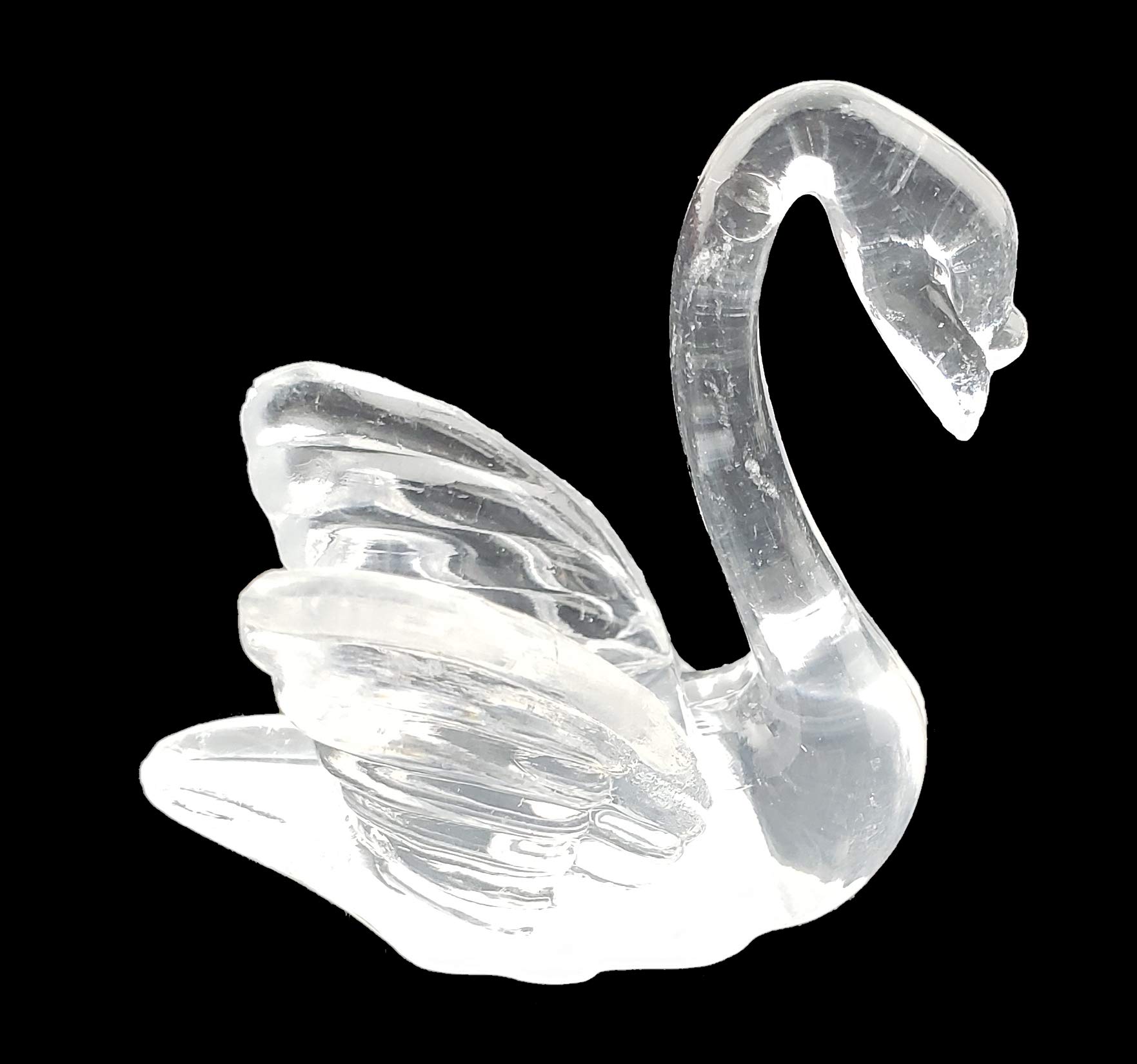 Amazon.com: 48 Clear Plastic Mini Swans 1.5