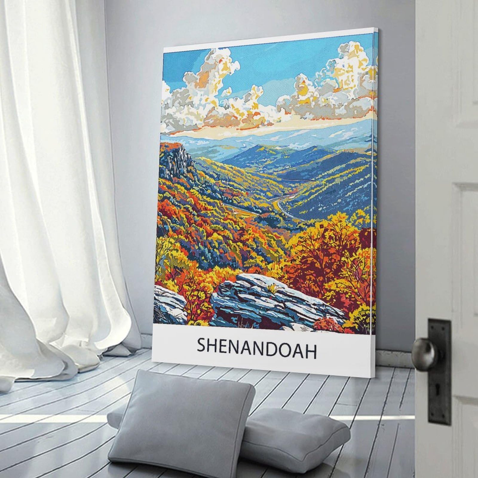 Junmoney Room Decor Wall Art Shenandoah National Park(3), 20x30inch(50x75cm), for Living Room, Bedroom, Office Or Hallway, An Adaptable Decor Piece for Home Use
