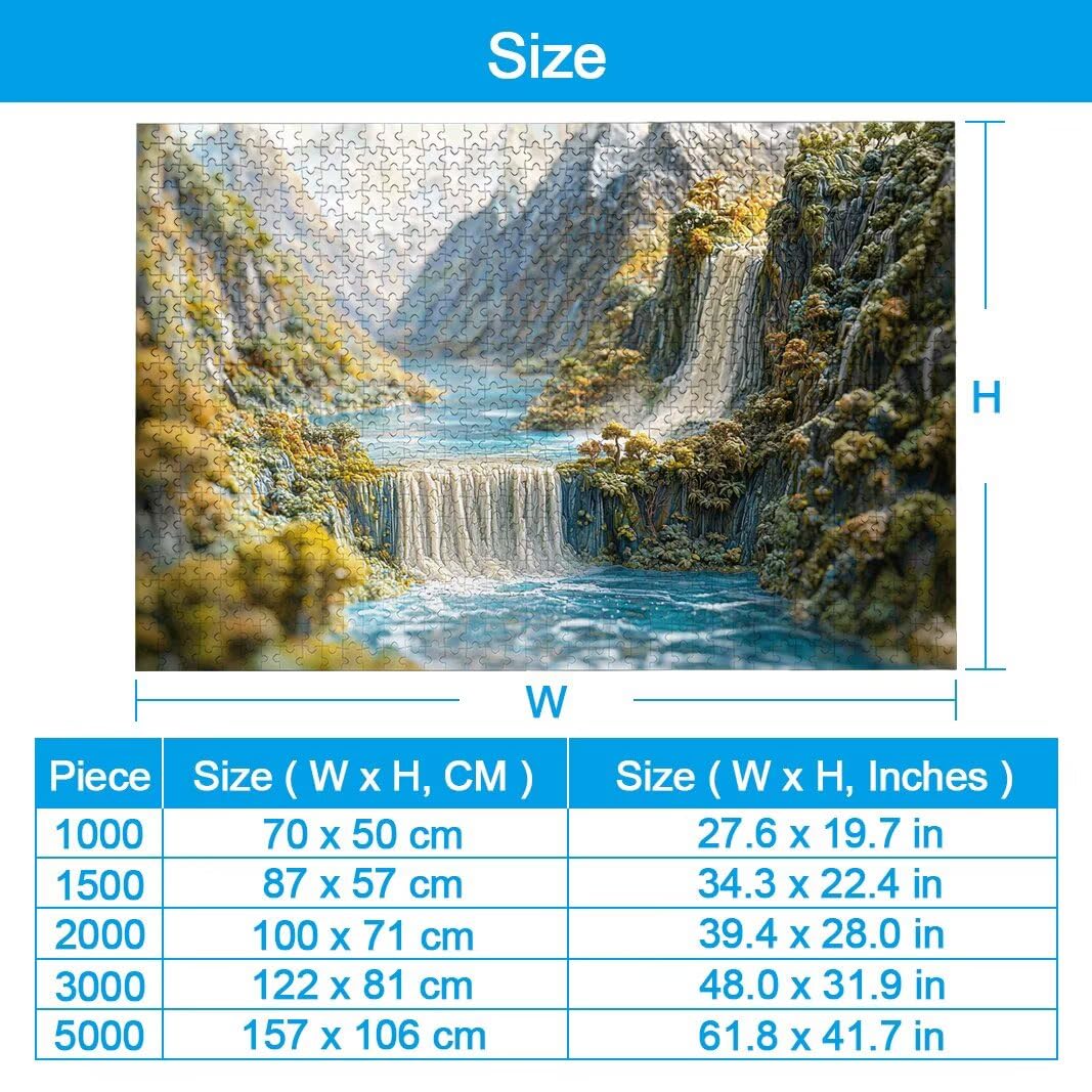 Puzzle 2000 Pièces Adultes, Puzzle 2000 Pieces Automne, Cadeau Femme -2222