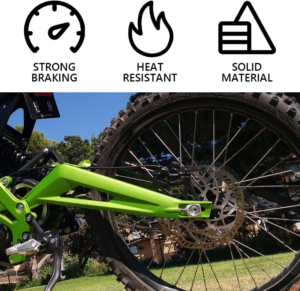 JFG RACING Motorcycle Sur Ron Dirt Bike Rear Brake Disc Brake Rotor For SurRon Segway X260/X160 Light Bee S/X Electric Dirt Bike E-bike