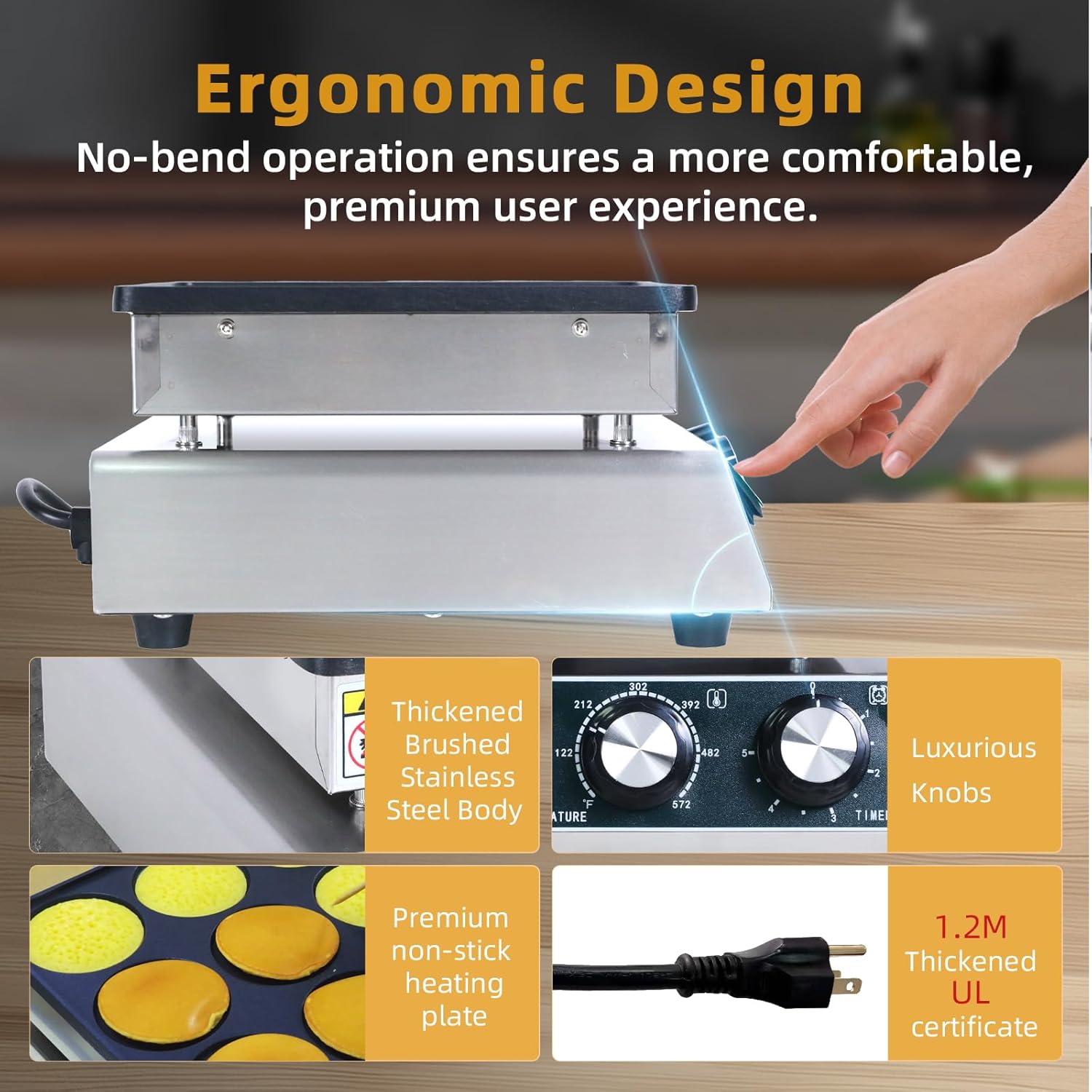 The Hehinton 9-Hole Pancake Maker