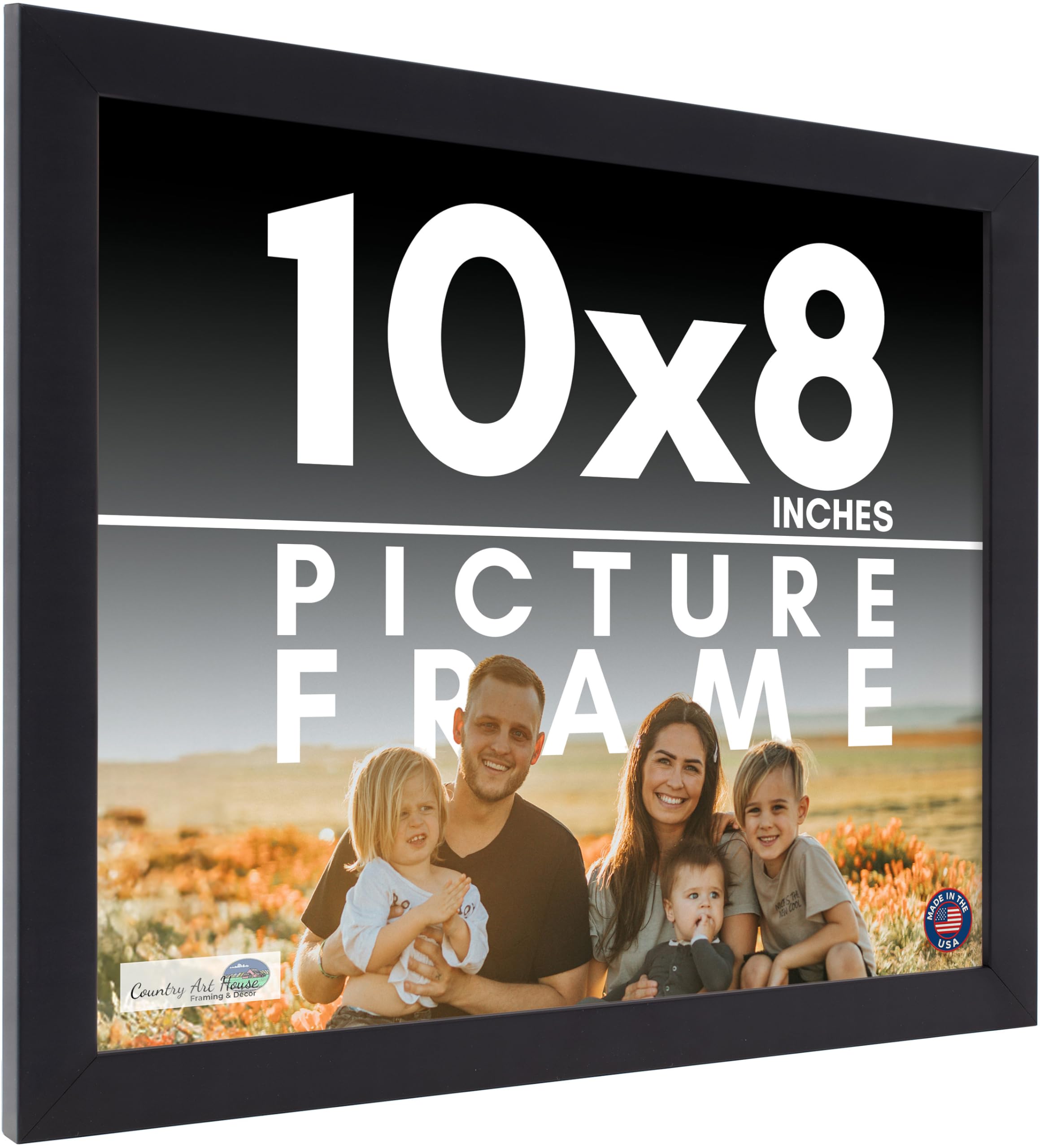 Amazon.com - 10x8 Frame Black Picture Frame - Complete Modern