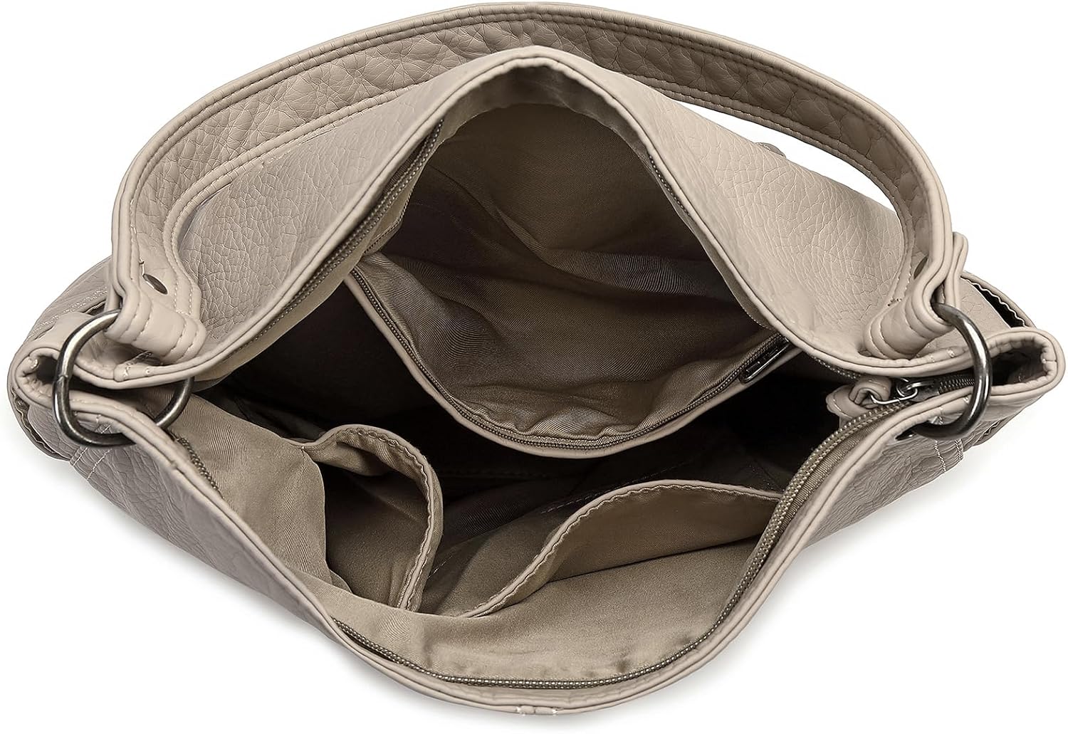 Montana West Hobo Purses for Women Soft Top Handle Shoulder Bag with Wallet Set - Image 4