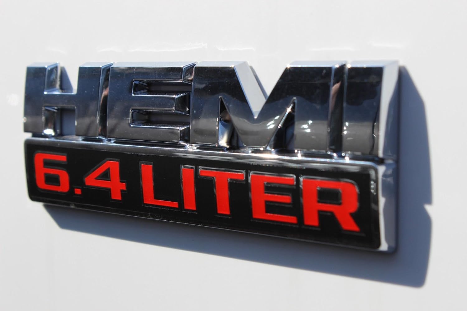 Dodge Ram Jeep 6.4 Liter Hemi Logo Decal Emblem Nameplate Badge Mopar OEM
