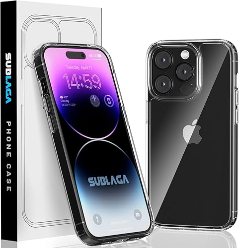 Miniatura 6 de Funda para iPhone 14 Plus Clear Armor para iPhone 14 Plus, antiamarilleamiento Funda protectora a prueba de golpes Protección militar certificada