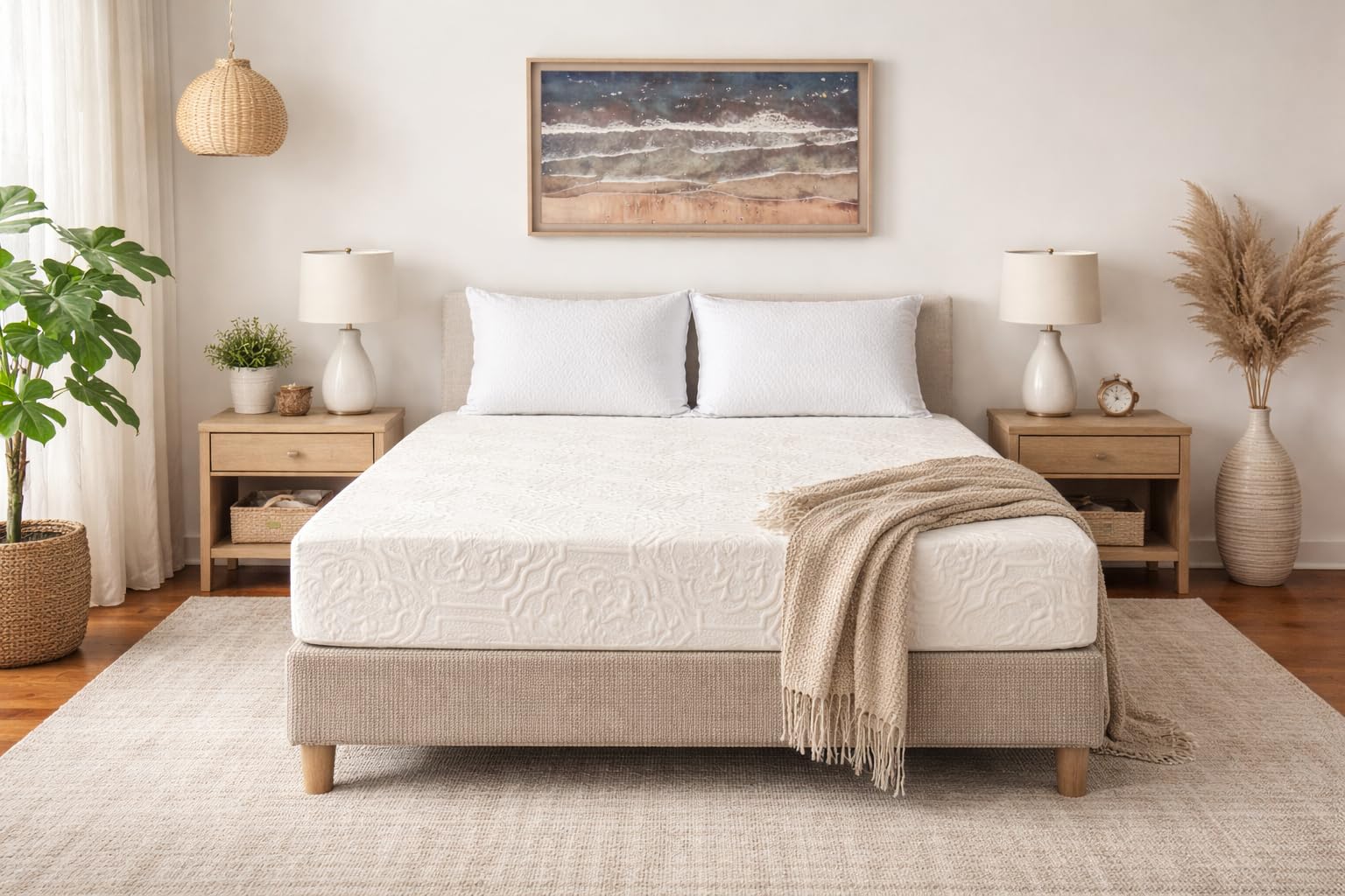 Excel Sleep 8" Graphite Infused Memory Foam Mattress - Handcrafted in The U.S.A. (48 x 75)