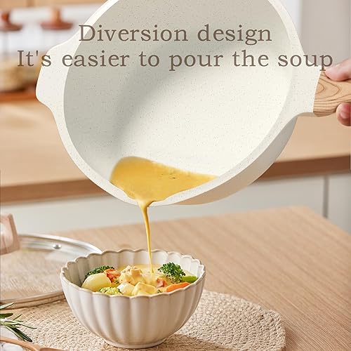 Miniatura 3 de Juego de ollas y sartenes de aluminio antiadherentes, juegos de utensilios de cocina de cocina, 16 piezas de utensilios de cocina eléctricos, 100%