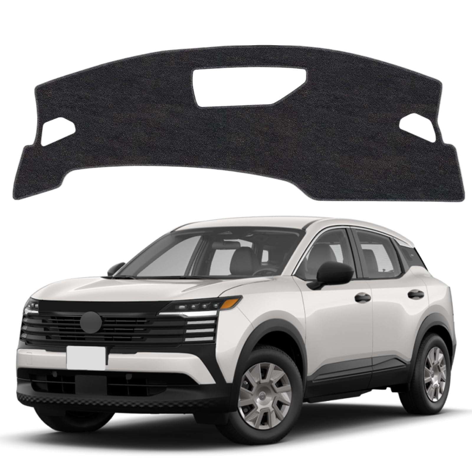 Dash Cover Mat for Nissan Kicks 2025 2026 Accessories Non-Slip Dashboard Cover Mat Sunshade UV Rays Protector Interior Accessories