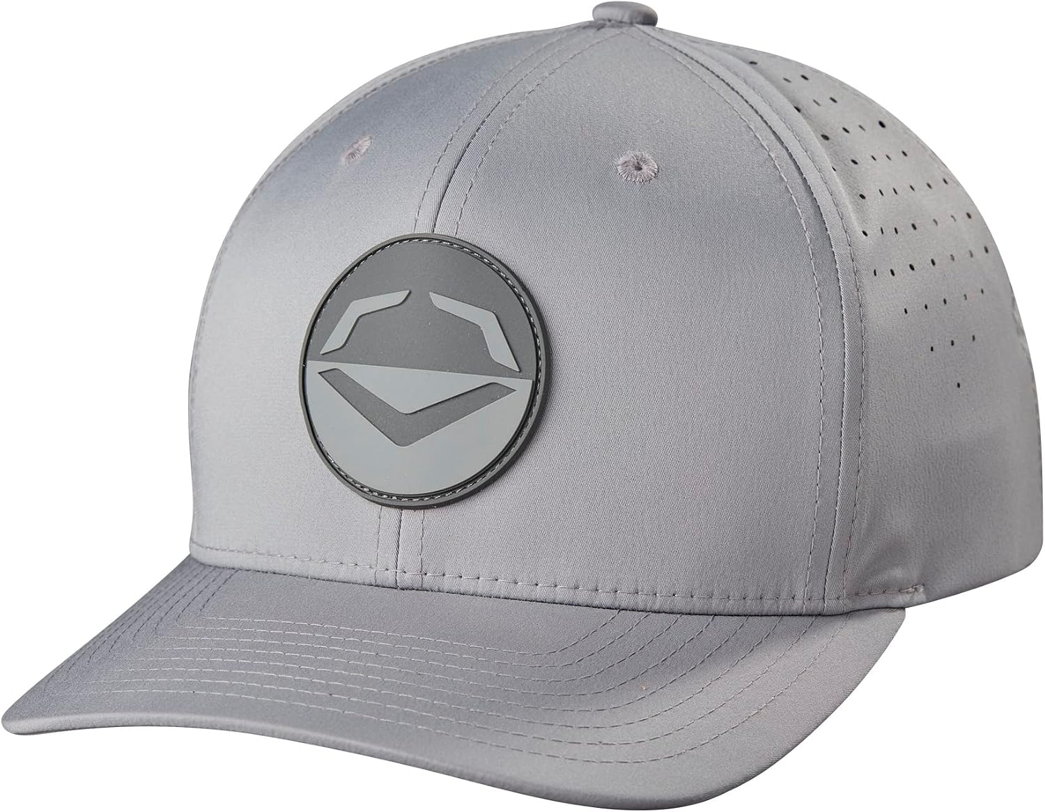 EvoShield Standard Tone Snapback Hat, Silver/Grey