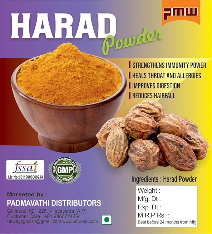 Pmw Karakkaya Powder Harad Powder Aralu Inknut