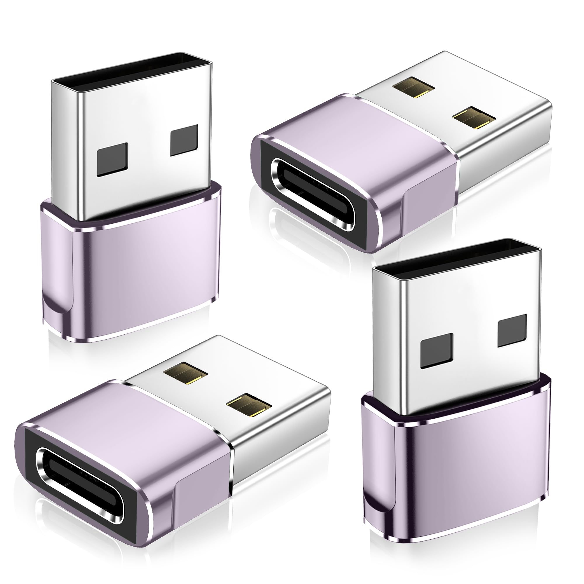 View 1 of ????? ???????? USB to USB C Adapter,Type-C Female to A Male Car Charger OTG Converter for Apple Watch Ultra 8 9 10,iPhone 16 15 14 13 Pro Max,Samsung S24,Nintendo Switch,AirPods,iPad,Car