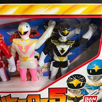 Amazon.co.jp: 鳥人戦隊ジェットマン ファイブセット ソフビ : おもちゃ