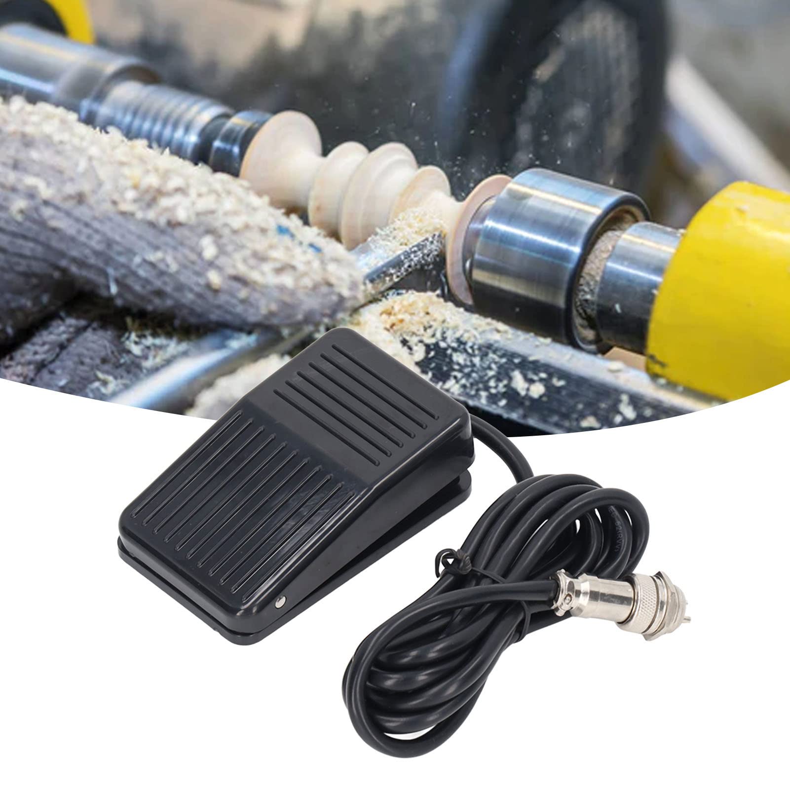 Cyllde FS Controller for Synthesizers, Tone Modules and Drum Machines Foot Pedal Controller Easy to Operate Auto Reset Foot Switch for Tattoo Sewing Machine