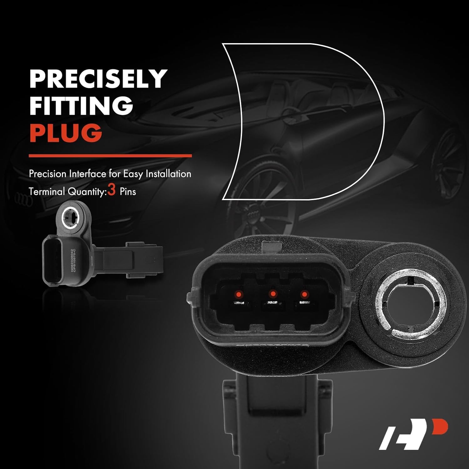 A-Premium Engine Crankshaft Position Sensor Compatible with Mercedes-Benz & Infiniti - C300 2016-2023, CLA250 2014-2024, CLA45 AMG 2014-2019, Q50 2016-2019, Q60 2017-2018, QX30 2017-2019 & More