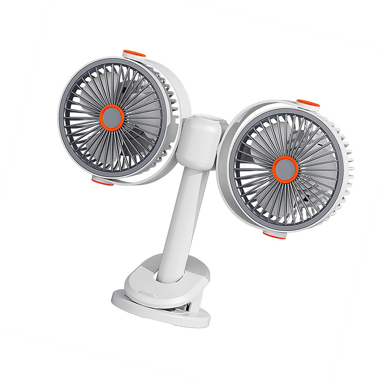 Elnwnnkc Blower Clip Fan Offering 5 Stage Wind Setting and Soft Lighting for Night Time Comfort Versatile Mounting Fan