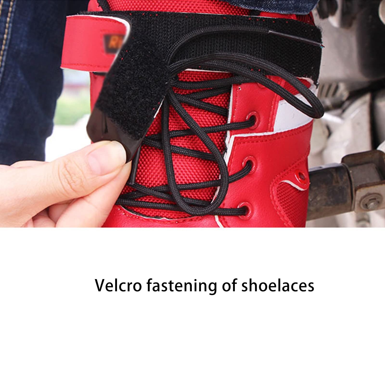 Thaoxl Botas de Motocicleta, Material Impermeable, protección de Tobillo, para Carreras al Aire Libre, Zapatos de Montar de Tobillo Cortos para Montar Casuales