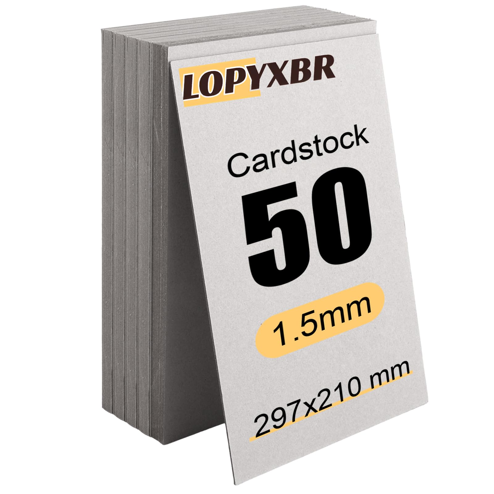 50 pezzi A4 cartone grigio
