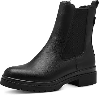 Tamaris Damen Chelsea Boots, Frauen Stiefeletten,Wechselfußbett,DUOtex,TOUCHit-Fußbett,wasserabweisend