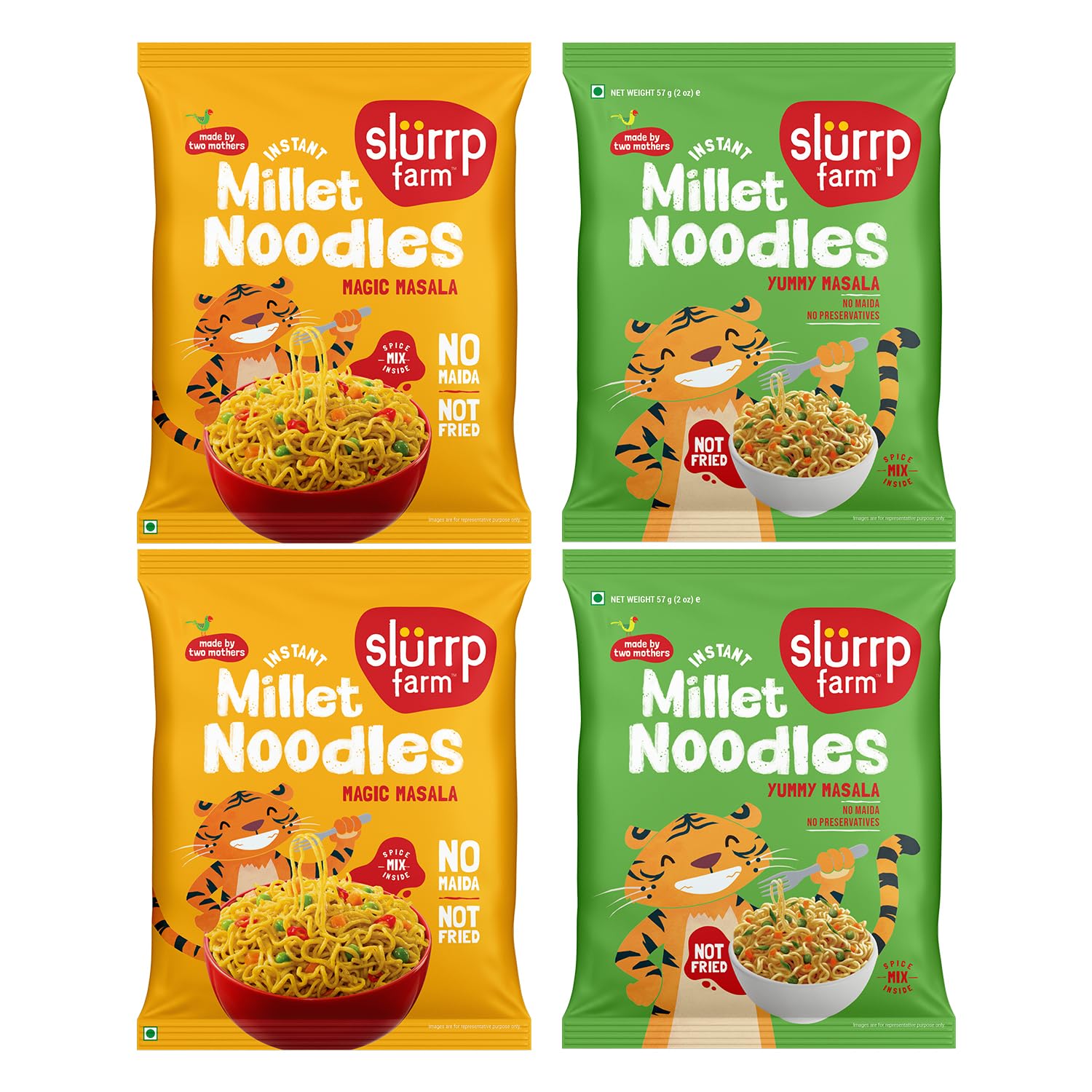 See full amazon price history chart for Slurrp Farm No Maida Instant Millet Noodles Combo, Not Fried, No MSG, Magic Masala & Yummy Masala, 4 X 57 g Slurrp Farm No Maida Instant Millet Noodles Combo, Not Fried, No MSG, Magic Masala & Yummy Masala, 4 X 57 g (B0CW5VTG66) Amazon Price History, Amazon Price Tracker