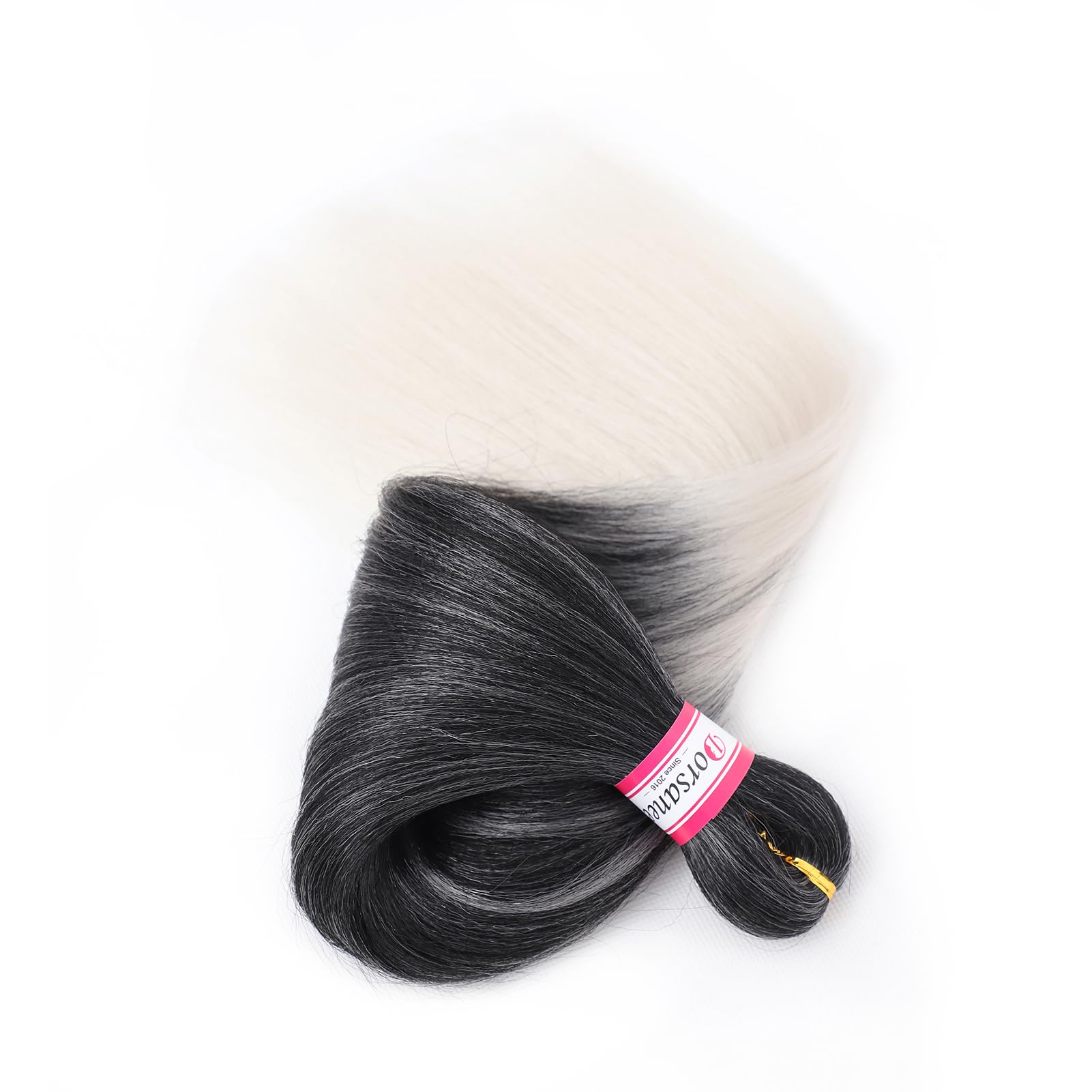 Amazon.com : Ombre Grey Braiding Hair Pre Stretched 20 Inch 