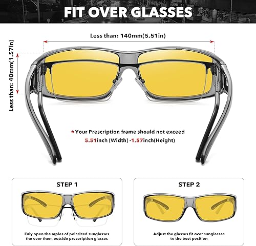 Miniatura 4 de STORYCOAST Lentes de sol polarizados para hombres y mujeres, con protección UV 100%