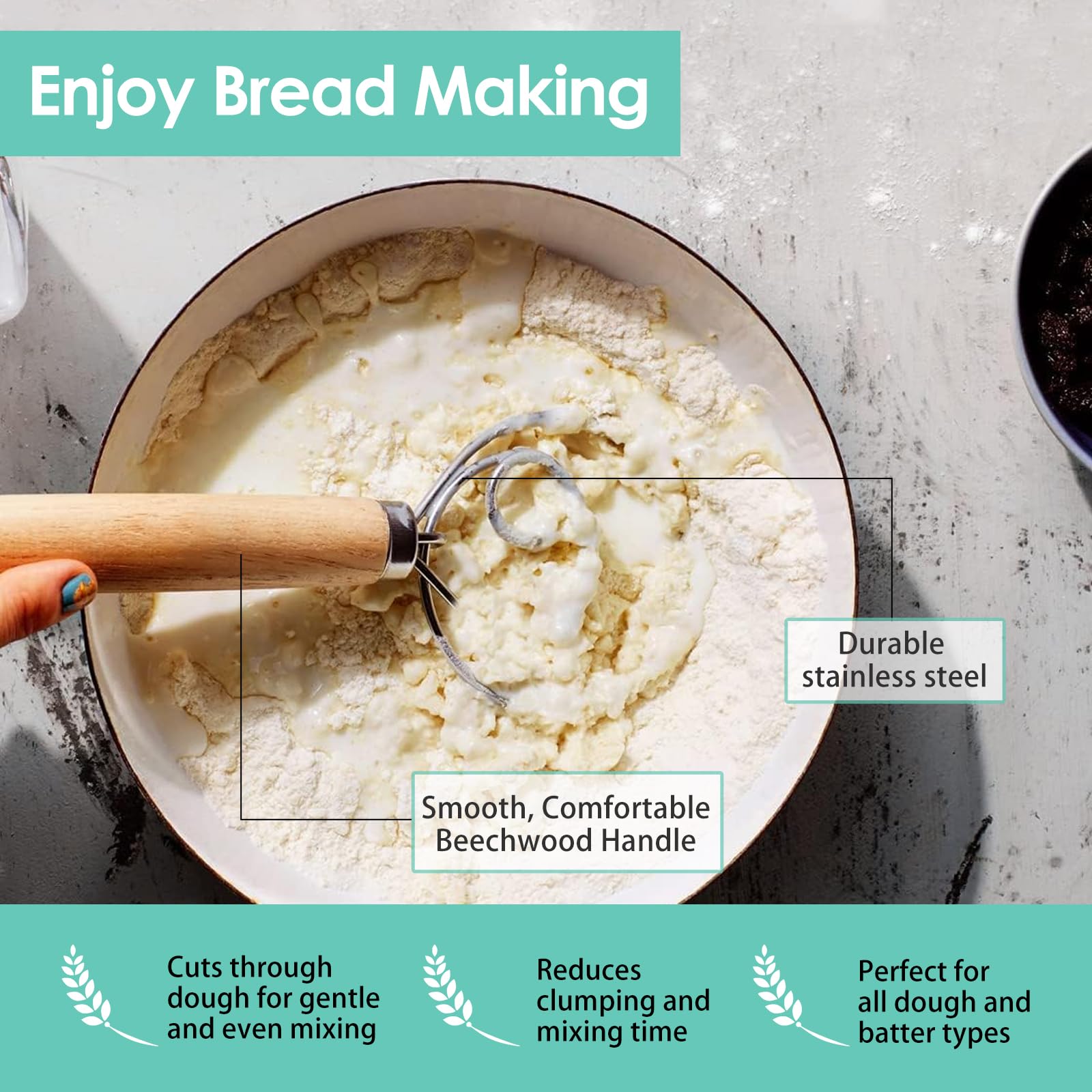 Set van 2 Rijsmandjes, 23cm Ronde Siliconen Rijsmandjes voor Brood met Bakkersmes, Opvouwbaar, Makkelijk Schoon te Maken en op te Bergen, Geschikt voor Professionele Bakkers en Thuisgebruik
