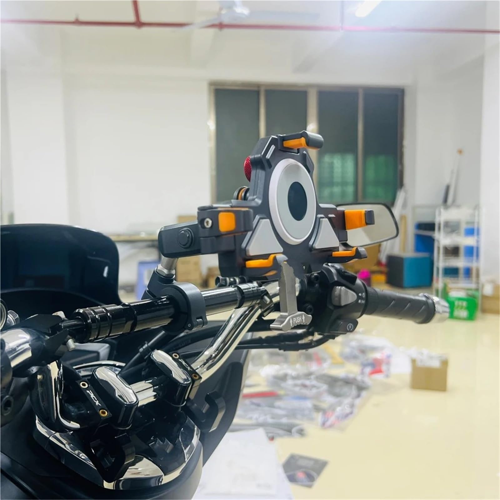 360° Rotabile Supporto Telefono Moto Adatto Per BMW Per F850GS F750GS F700GS F800GS R1200GS R1250GS R1300GS ADV Supporto Universale Per Telefono Per Moto E Scooter Supporto Per Cellulare