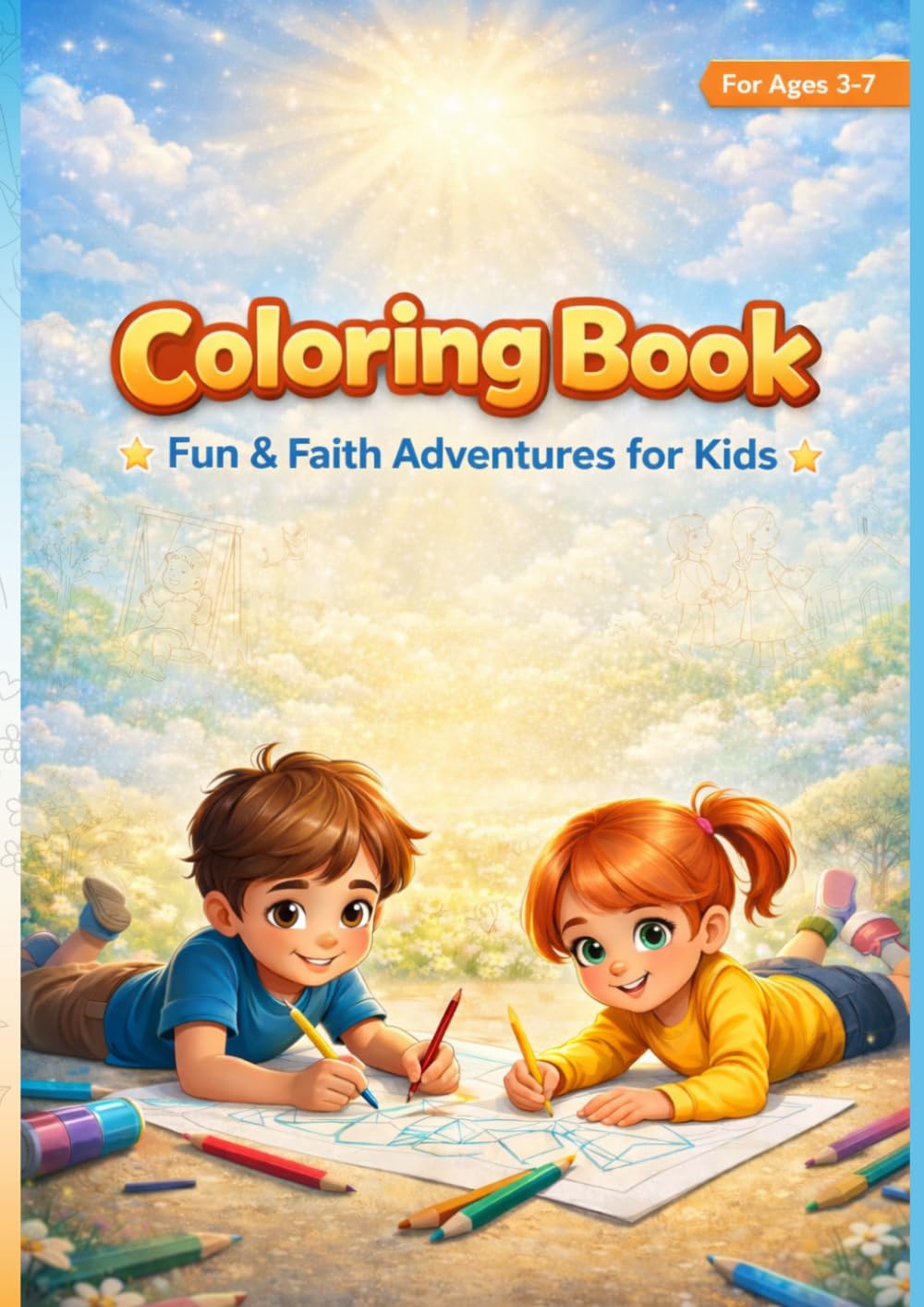 Coloring Book: Fun & Faith Adventures for Kids