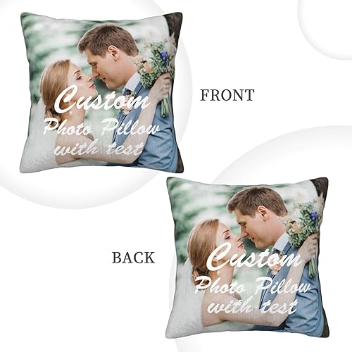Miniatura 2 de Almohada de terciopelo personalizada para regalos personalizados, 16 x 16 pulgadas, almohada con estampado de letras temáticas de Halloween con