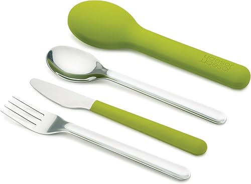 Joseph GoEat Lonchera compacta 2-en-1 Set de cubiertos NOtamaño Verde