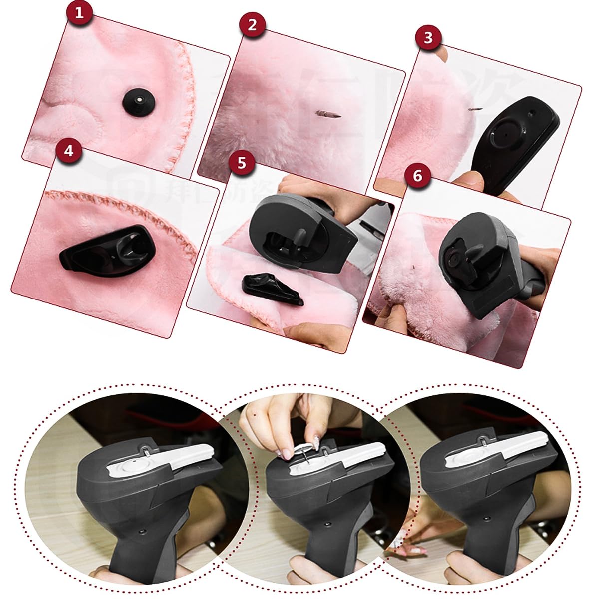 Rimozione di Etichette di Sicurezza magnetiche Rimozione di Etichette antifurto Rimozione di Etichette rigide Distaccatore di Etichette di Sicurezza magnetiche per Vestiti