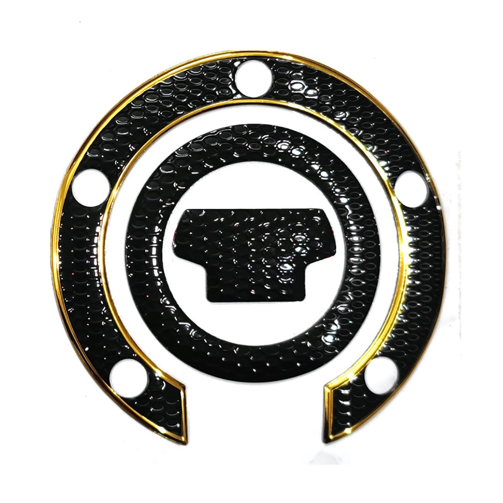 Zxcygg 4 Brass Motorcycle Fuel Gas Cap For For Yzf For R6 For R6 Fjr1300 For Fz1s Fz8 F&Azer 8 Fz6s Fz6n For Xj6 Fz6r Tank Pad Sticker Decals(4 Brass)