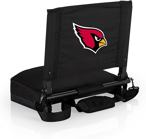 PICNIC TIME NFL NFL - Asiento de estadio Gridiron de la NFL, ligero, portátil, plegable, para gradas y bancos