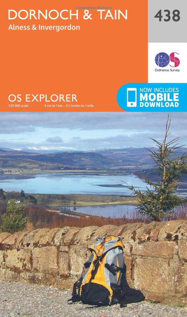 Dornoch & Tain Map | Alness & Invergordon | Ordnance Survey | OS Explorer Map 438 | Scotland | Walks | Hiking | Maps | Adventure