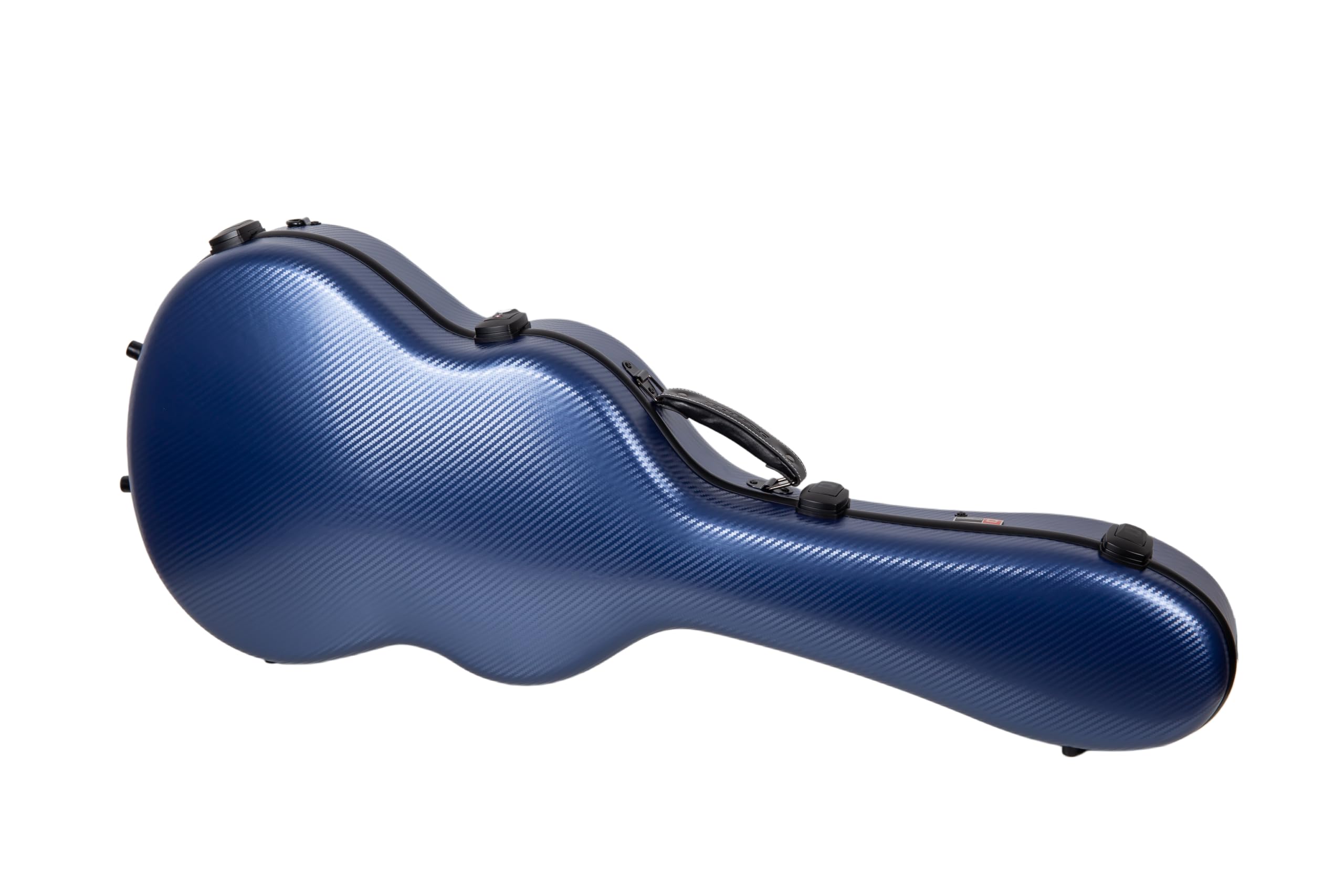 Crossrock Poly Carbon pasuje do gitar klasycznych 4/4, etui odporne na zarysowania w kolorze niebieskim (CRF4020CBL)