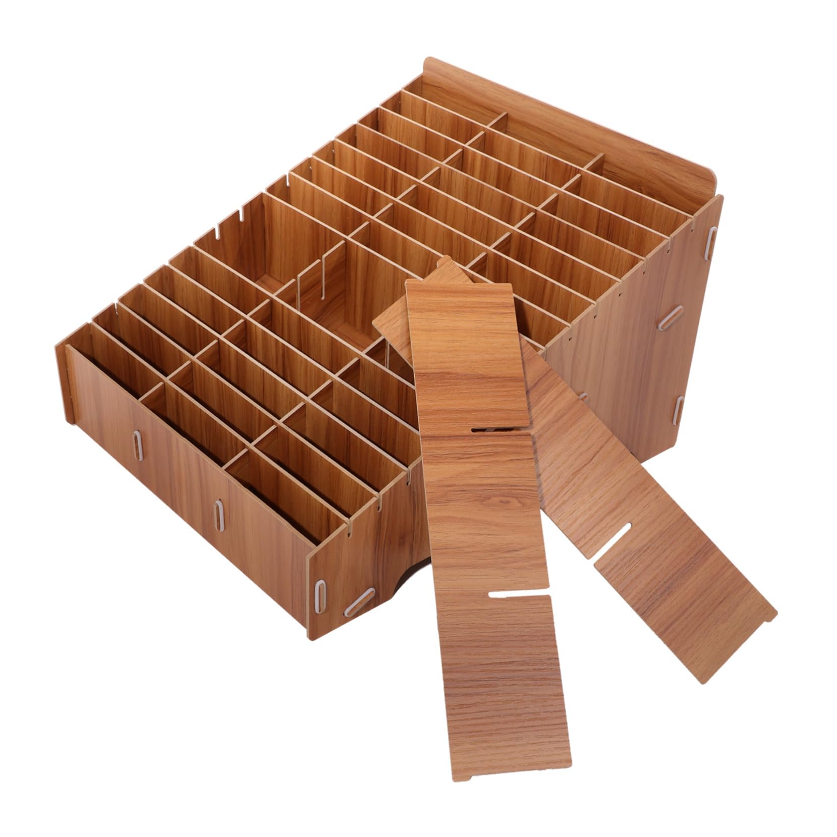 Organisateur de bureau Lurrose support pratique téléphones portables 45 grilles