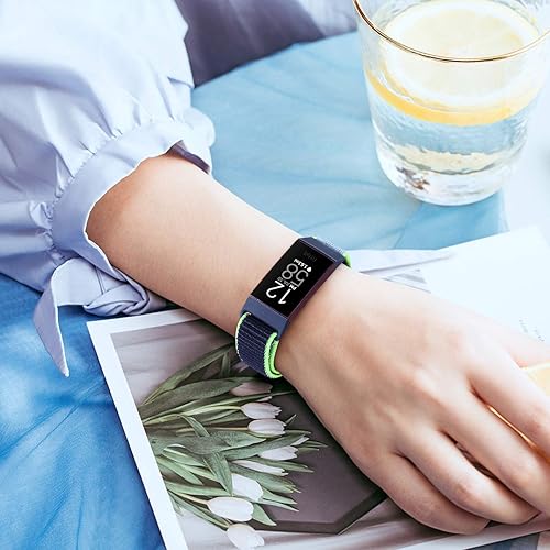 Miniatura 37 de Correas de nailon para reloj, compatibles con Fitbit Charge 4, Charge 3, Edición especial, correa de repuesto suave, deportiva, transpirable