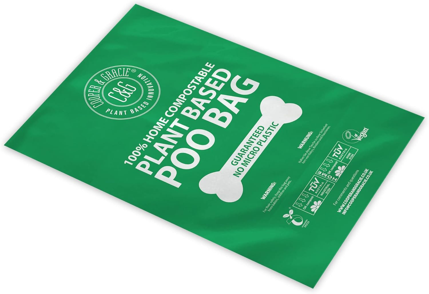 Dog Poo Bags 100 Home Compostable Plant Based No Micro Plastic Ultra