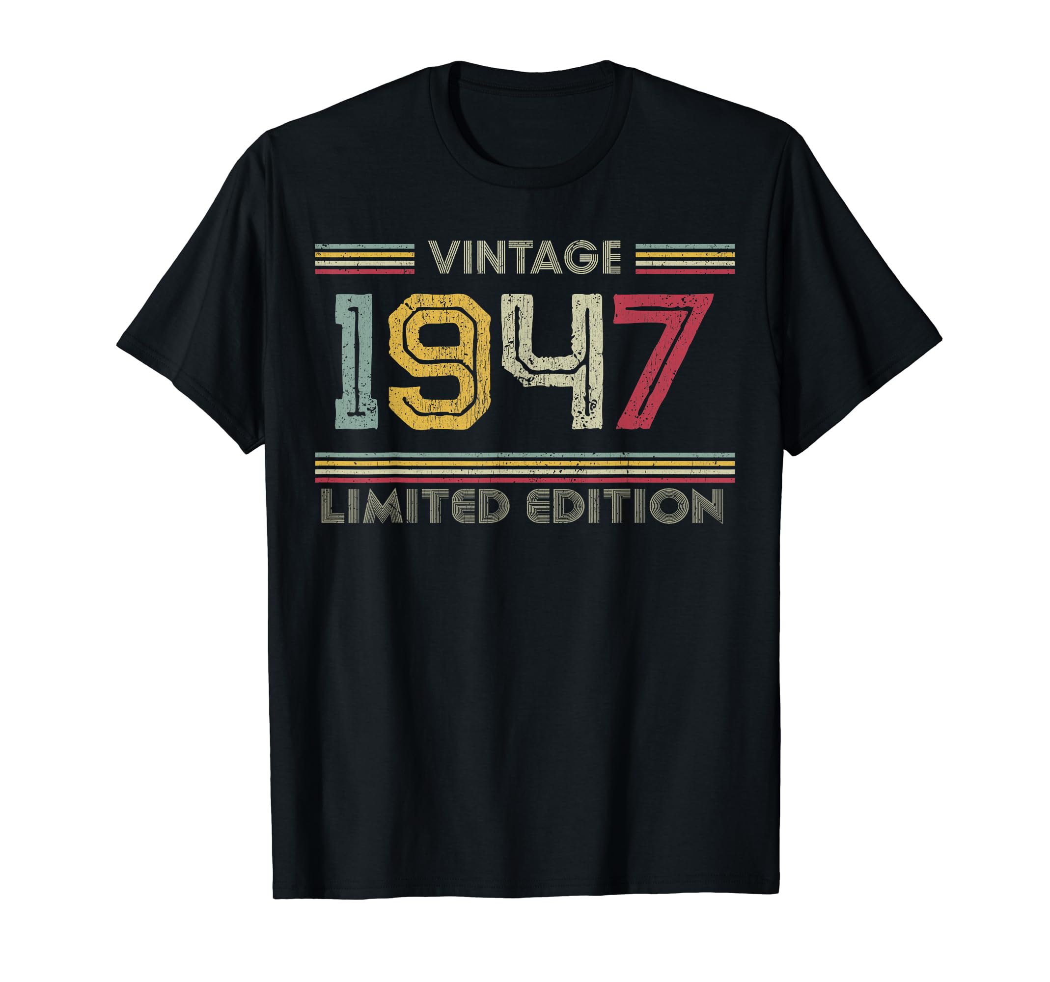 Amazon | ヴィンテージ1947 1947年生まれの誕生日Tシャツ Tシャツ | T