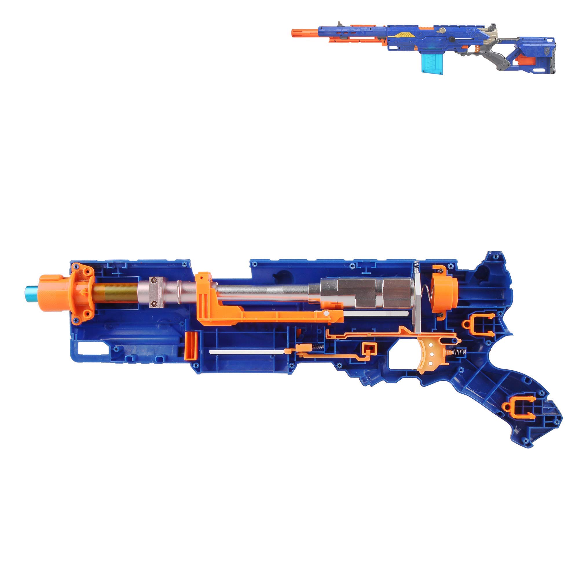 WORKER Short Dart Mod Kit for Nerf N-Strike Longstrike CS-6