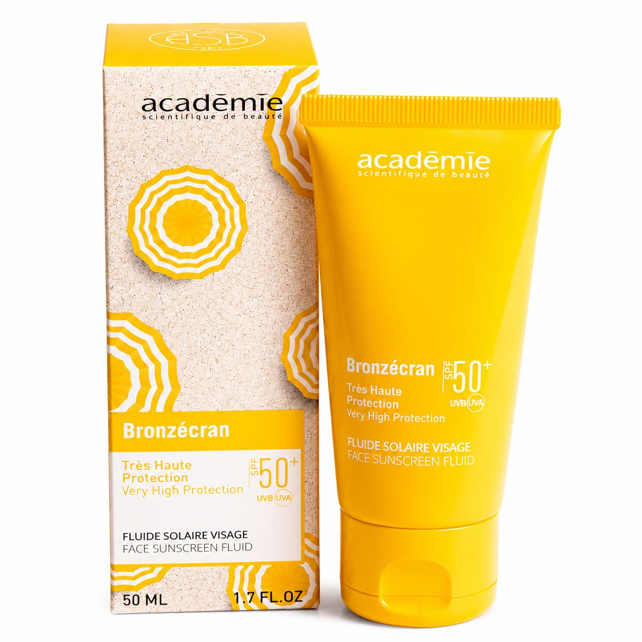Sunscreen fluid for face SPF 50+ Bronzecran Académie Scientifique de Beauté