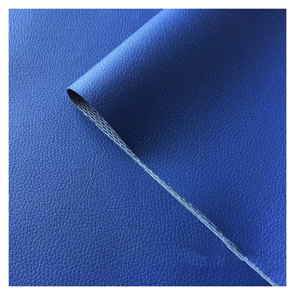 Tissu similicuir bleu T5 1,6x7m pour réparation de canapé étanche