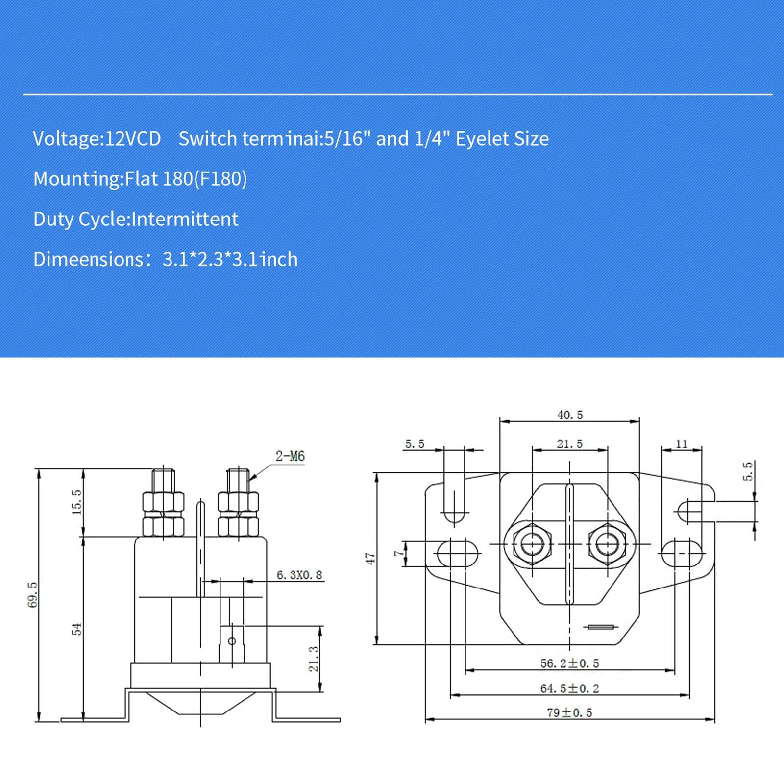 Juego de 5 solenoides de arranque de 12 V que sustituyen al solenoide de arranque del tractor de césped para cortacésped 807829