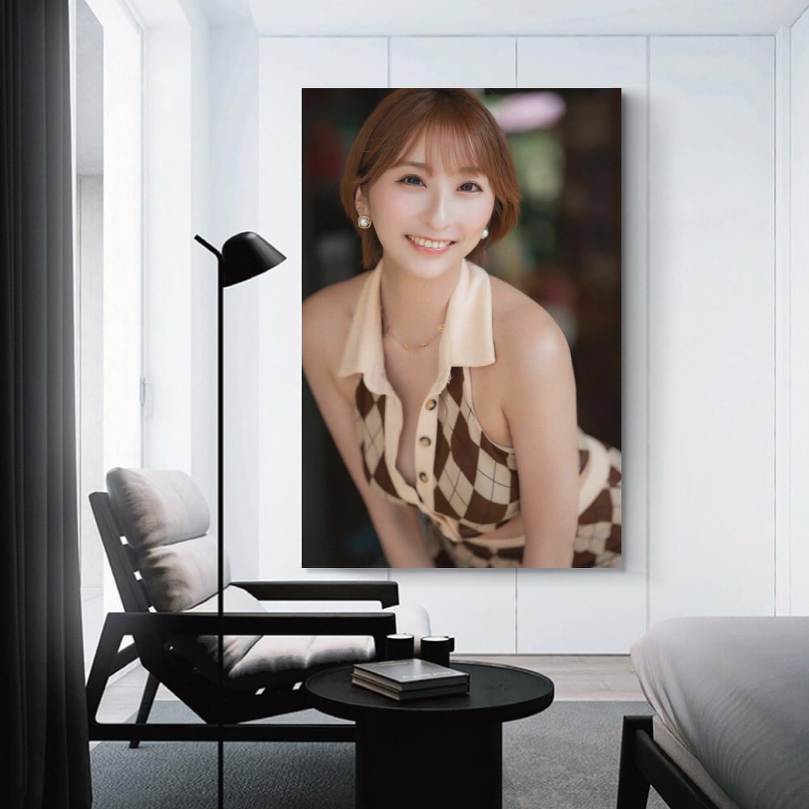 Amazon.co.jp: 緒方咲女優写真集ポスター165 キャンバスアートポスター 