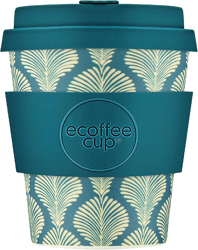 Ecoffee Cup 8oz 240ml Reusable EcoFriendly 100 Plant Based Coffee Cup